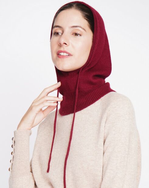 Cagoule Clara bordeaux