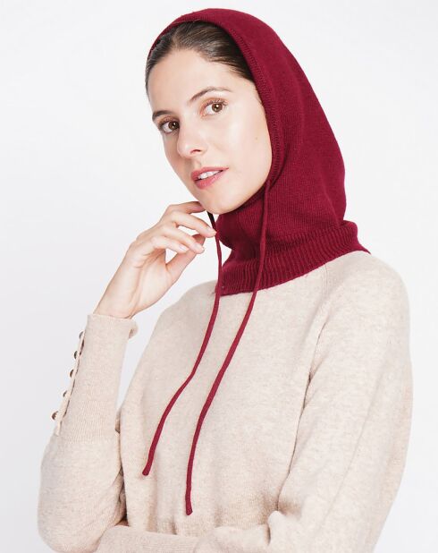 Cagoule Clara bordeaux