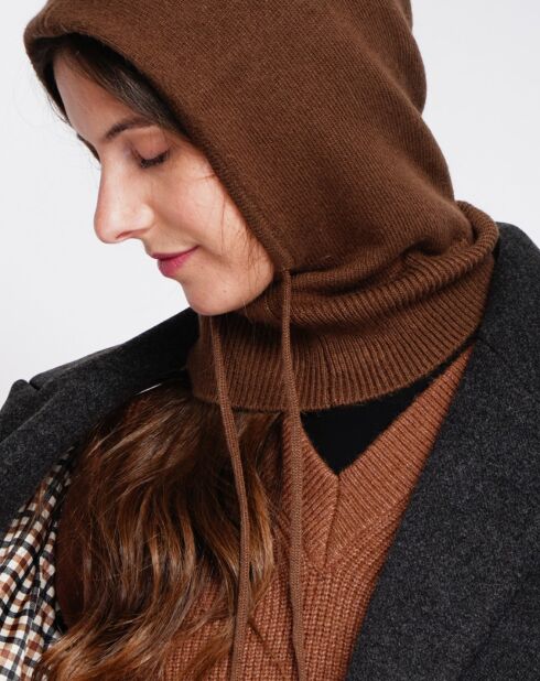 Cagoule Clara marron