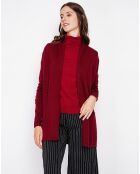 Cardigan Inès bordeaux