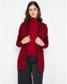 Cardigan Inès bordeaux