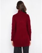 Cardigan Inès bordeaux