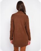 Cardigan Inès marron