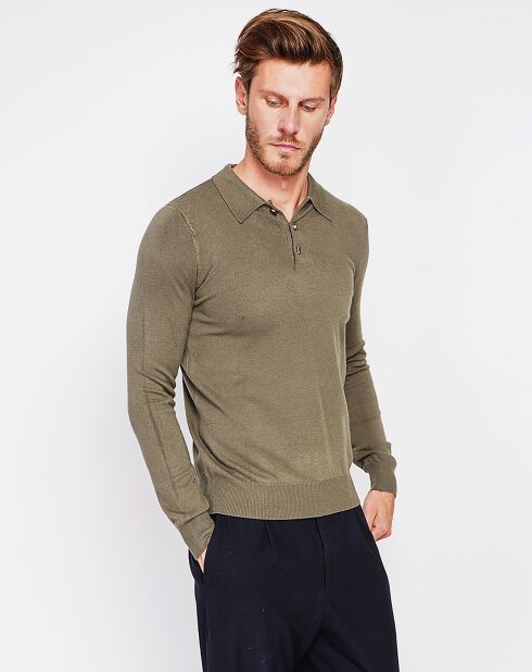 Pull en Cachemire mélangé Hugo kaki