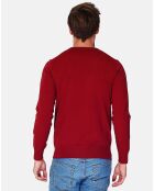 Pull en Cachemire & Soie Marc bordeaux