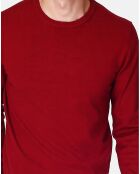 Pull en Cachemire & Soie Marc bordeaux