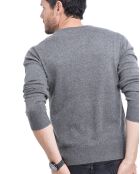 Pull en Cachemire & Soie Marc loup