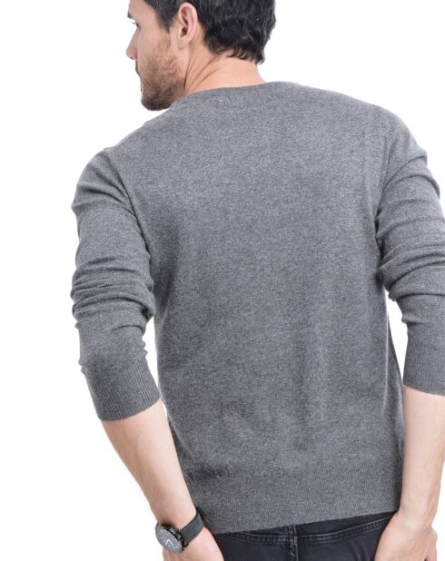 Pull en Cachemire & Soie Marc loup