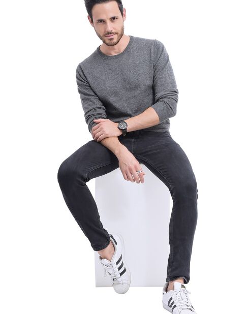 Pull en Cachemire & Soie Marc loup