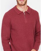 Pull Louis bordeaux