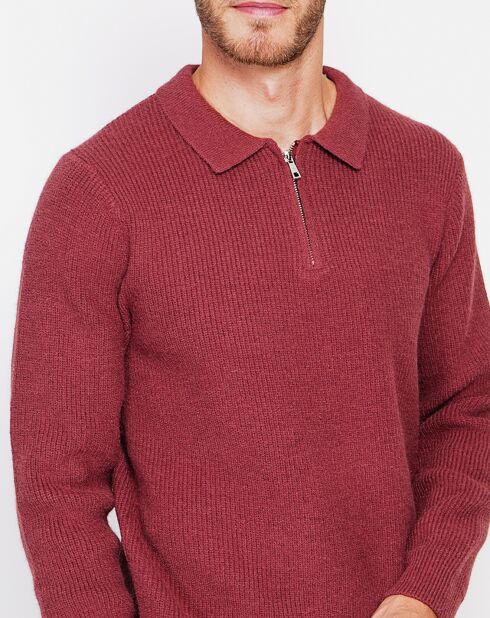 Pull Louis bordeaux