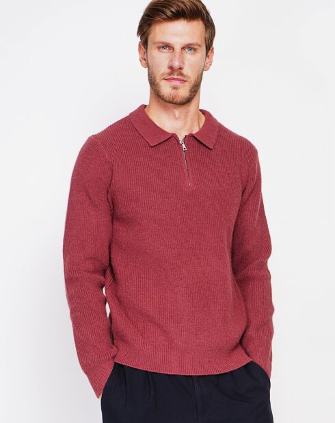 Pull Louis bordeaux