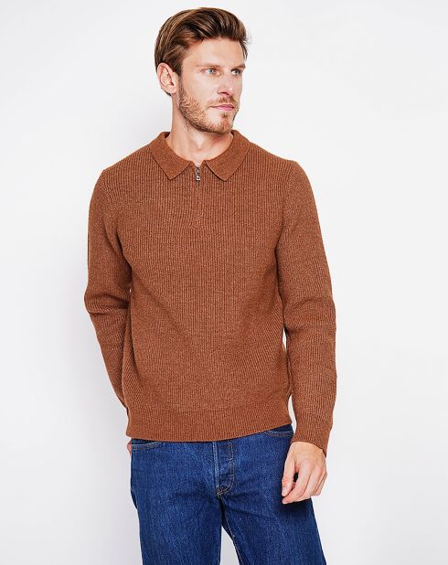 Pull Louis marron