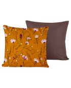 2 Housses de coussin en Satin de Coton Collection Colas deep taupe