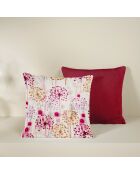 2 Housses de coussin en Satin de Coton Collection Colas rouges