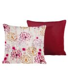 2 Housses de coussin en Satin de Coton Collection Colas rouges