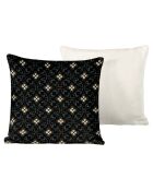 2 Housses de coussin en Satin de Coton Collection Colas jet black