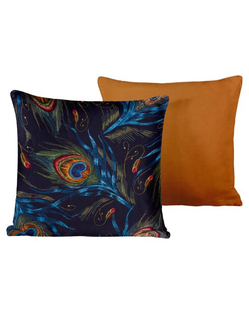 2 Housses de coussin en Satin de Coton Collection Colas thai curry