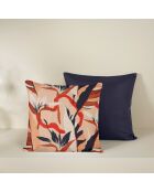 2 Housses de coussin en Satin de Coton Collection Colas dress blues