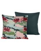 2 Housses de coussin en Satin de Coton Collection Colas tidepool