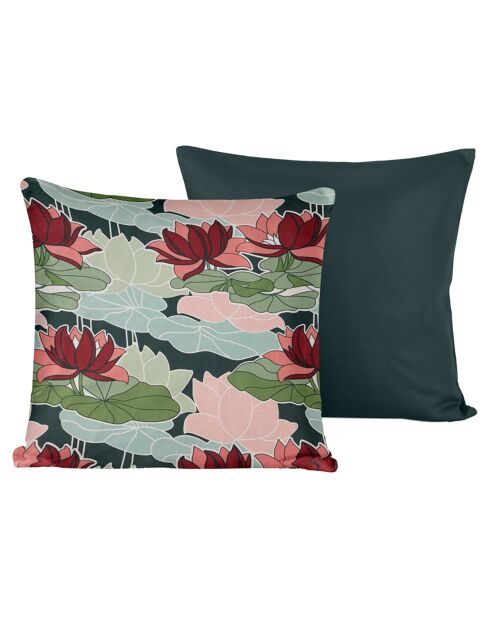 2 Housses de coussin en Satin de Coton Collection Colas tidepool