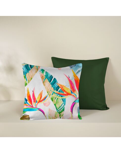 2 Housses de coussin en Satin de Coton Collection Colas treetop