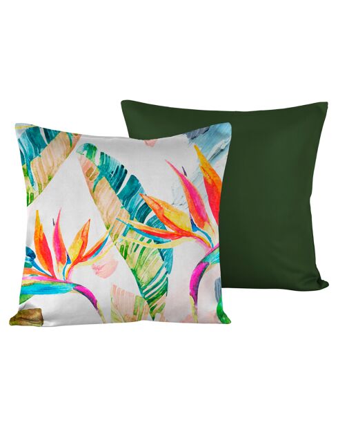 2 Housses de coussin en Satin de Coton Collection Colas treetop