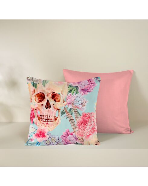 2 Housses de coussin en Satin de Coton Collection Colas blush