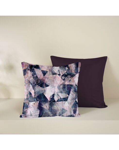 2 Housses de coussin en Satin de Coton Collection Colas dark sapphire