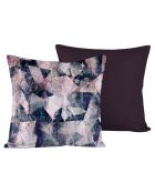 2 Housses de coussin en Satin de Coton Collection Colas dark sapphire