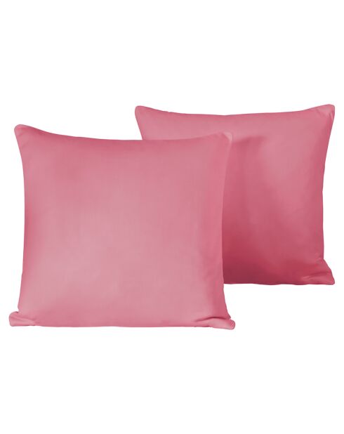 2 Housses de coussin en Satin de Coton Collection Olivia blossom