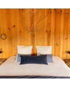 Petit coussin d'intérieur Hendaye bleu - 30x50 cm