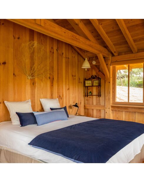 Petit coussin d'intérieur Hendaye bleu - 30x50 cm