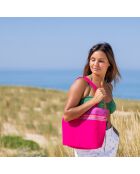 Petit sac de plage Grenadines fushia - 28x38x10 cm