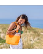 Petit sac de plage Hawaï orange - 28x38x10 cm