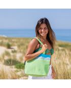 Petit sac de plage Bahamas vert - 28x38x10 cm