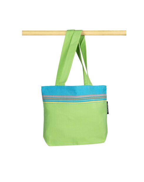 Petit sac de plage Bahamas vert - 28x38x10 cm