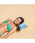 Coussin de plage Mykonos bleu - 26x40 cm