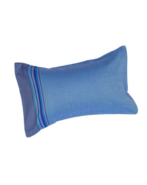 Coussin de plage Mykonos bleu - 26x40 cm