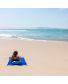 Coussin de plage Mykonos bleu - 26x40 cm