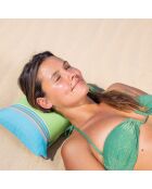 Cuscino da spiaggia verde Bahamas - 26x40 cm