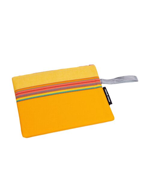 Pochette de plage Majorque jaune - 28x21 cm