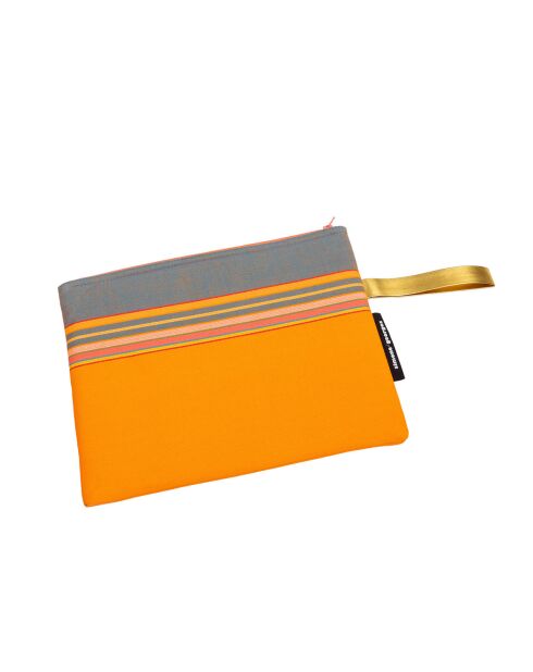 Pochette de plage Hawaï orange - 28x21 cm