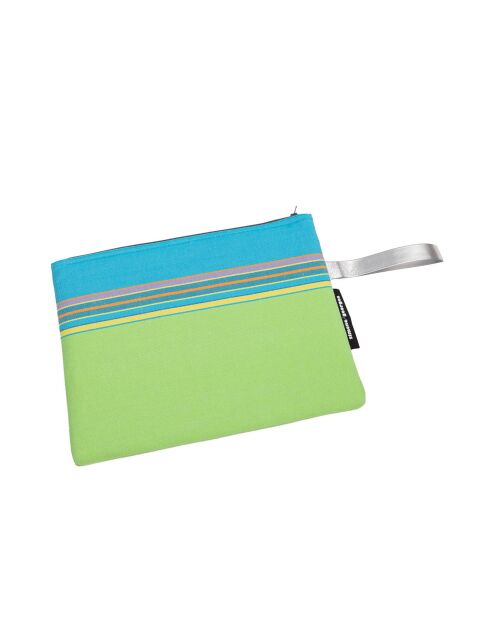 Pochette de plage Bahamas vert - 28x21 cm