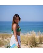 Pochette de plage Bahamas vert - 28x21 cm