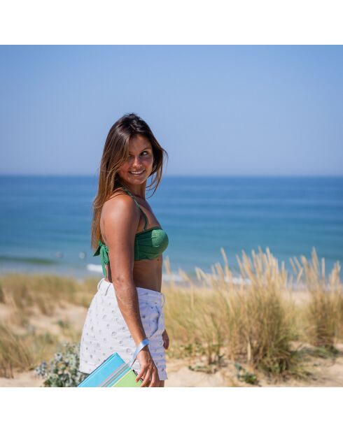 Pochette de plage Bahamas vert - 28x21 cm