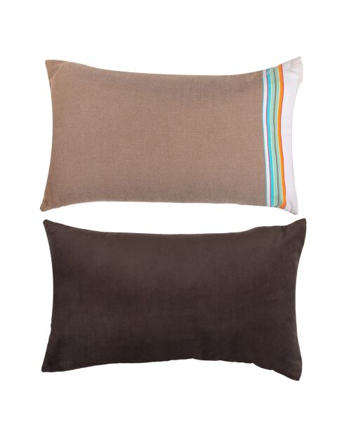 Petit coussin d'intérieur Nomad beige - 30x50 cm