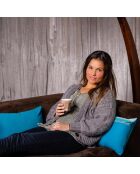 Cojín de interior pequeño Maurice verde - 30x50 cm