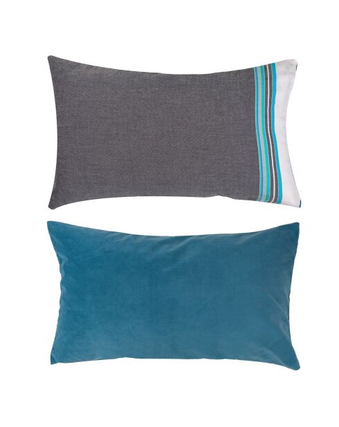 Cuscino interno piccolo Diamant gris - 30x50 cm