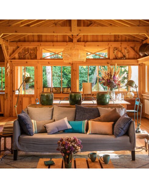 Cuscino interno piccolo Diamant gris - 30x50 cm